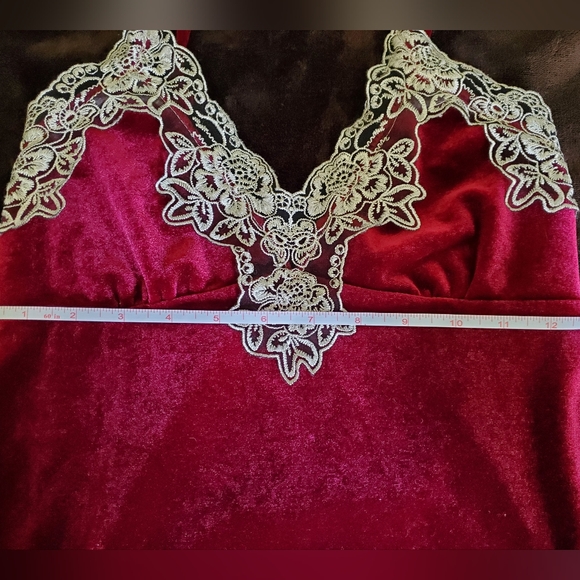 Red Lingerie Sleep Dress - Picture 2 of 5